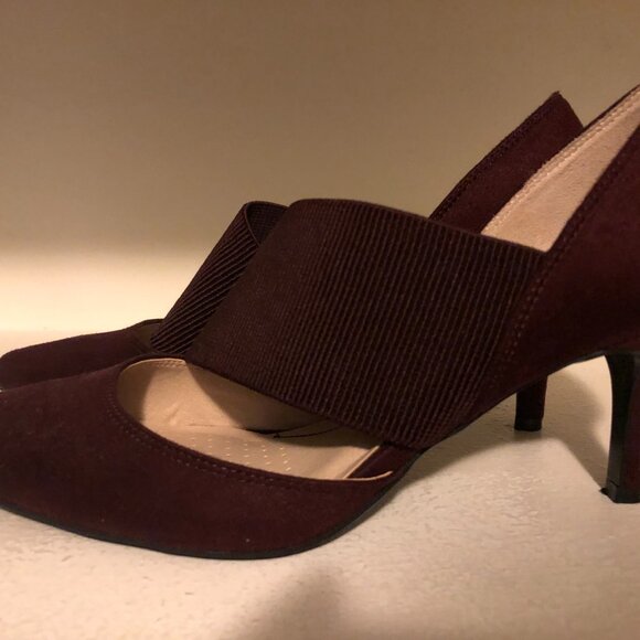 Wine Colored Life Stride Pumps - Picture 7 of 7